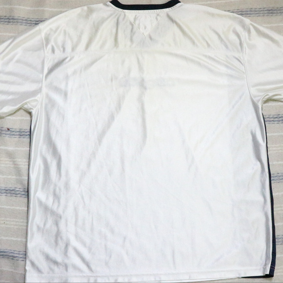 VTG 90s TOMMY HILFIGER Athletic Jersey Tee - Picture 6 of 8
